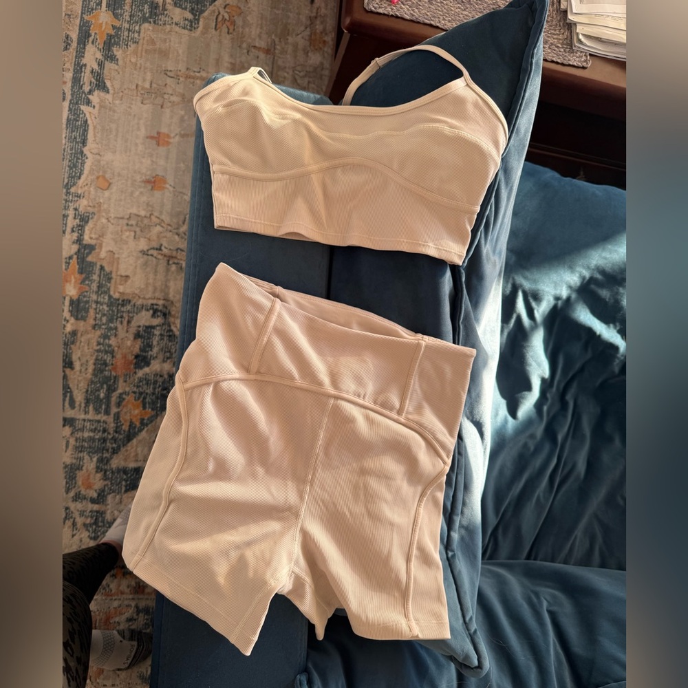 L*Space Cream Activewear Set